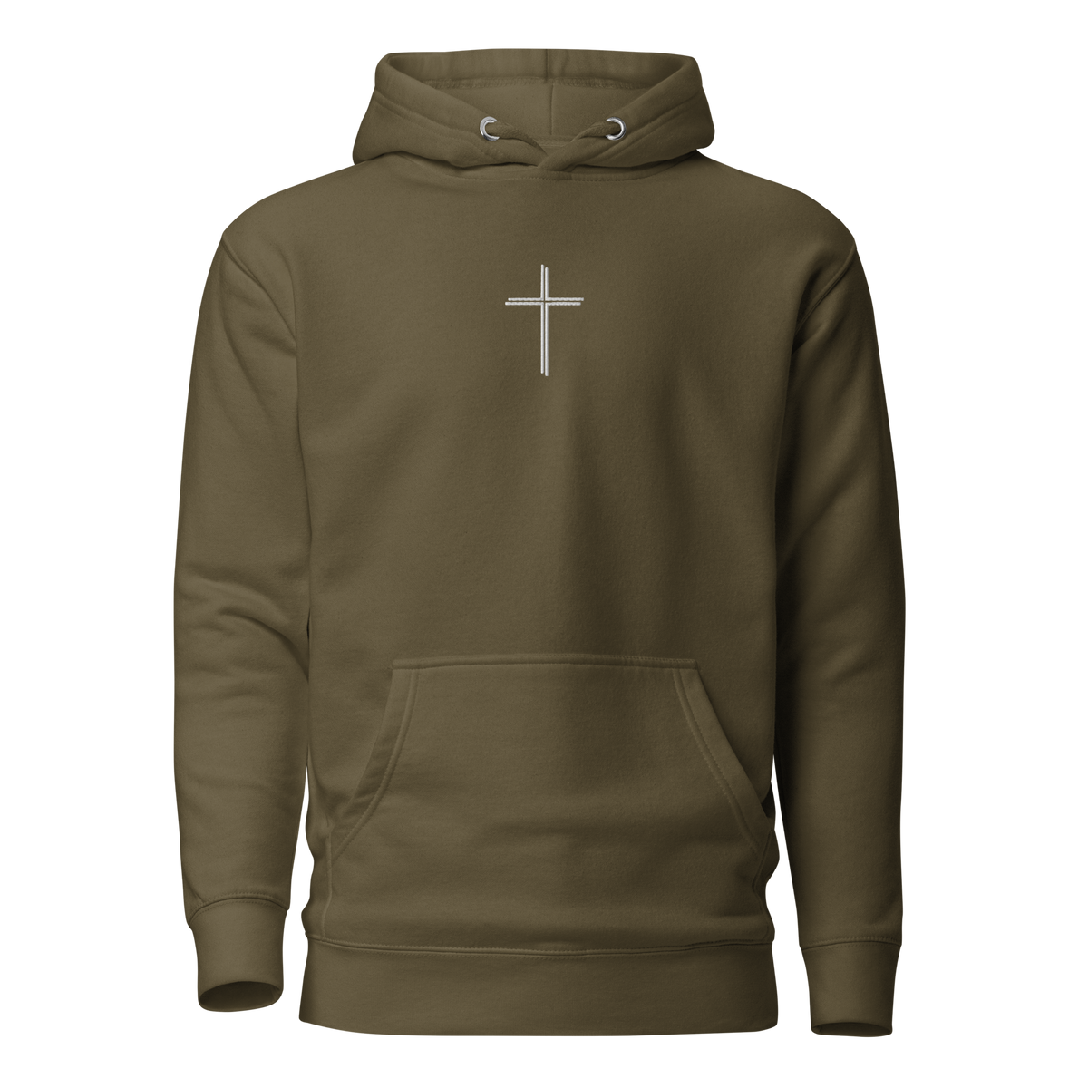 Cross Fleeced Hoodie